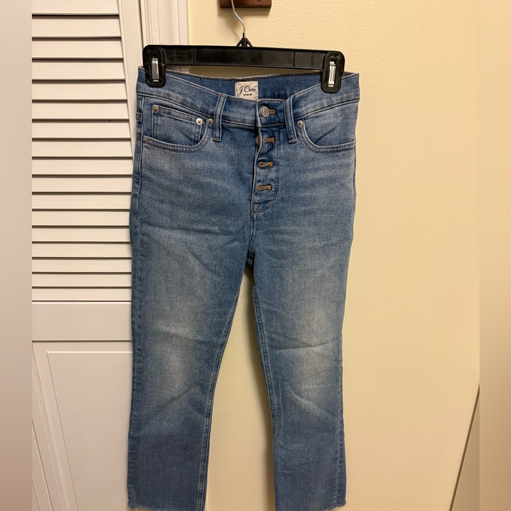 J.Crew High Waisted Boot Crop Jeans